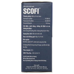 Hỗn dịch nhỏ mắt Scofl điều trị các tình trạng viêm mắt lọ 10ml