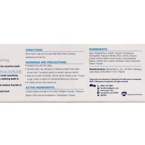 Kem đánh răng Sensodyne Gentle Whitening giúp làm trắng răng tuýp 100g