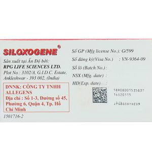 Viên nhai Siloxogene trị các triệu chứng tăng tiết axit dạ dày (10 vỉ x 10 viên)