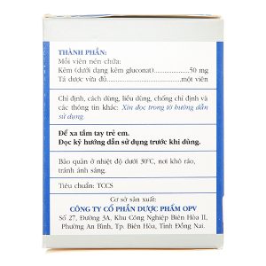 SilverZinc 50 phòng ngừa và trị thiếu kẽm (10 vỉ x 10 viên)