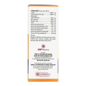 Siro ăn ngon Hoa Thiên Kids hỗ trợ kích thích tiêu hóa chai 120ml