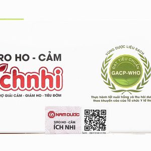 Siro Ho - Cảm Ích Nhi hỗ trợ giảm ho, tăng đề kháng hộp 30 gói x 5ml