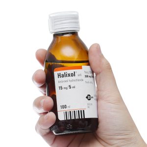 Siro Halixol 15mg/5ml điều trị bệnh đường hô hấp, tan đàm trong viêm mũi họng chai 100ml