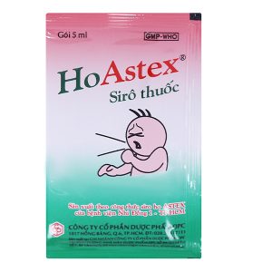 Siro HoAstex trị ho, viêm phế quản (30 gói x 5ml)