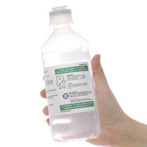 Dịch truyền 0.9% Sodium Chloride Solution Euro-Med bổ sung muối, nước chai 500ml