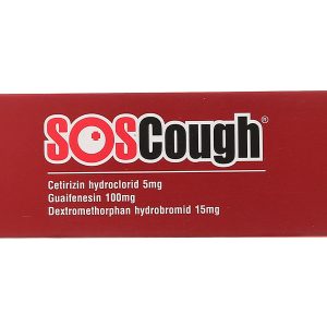 SOSCough trị ho khan, ho do kích ứng (3 vỉ x 10 viên)