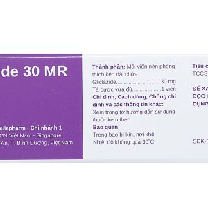 Staclazide 30 MR trị đái tháo đường tuýp 2 không phụ thuộc insulin (3 vỉ x 10 viên)