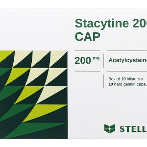 Stacytine 200 Cap tiêu nhầy trong bệnh lý hô hấp (10 vỉ x 10 viên)