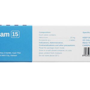 Stadxicam 15mg trị viêm xương khớp (3 vỉ x 10 viên)