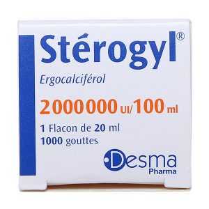 Dung dịch uống Stérogyl 2000000UI/100ml phòng và trị thiếu vitamin D chai 20ml