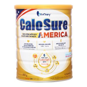 Sữa bột CaloSure America tăng cường miễn dịch và sức khỏe tim mạch (800g)