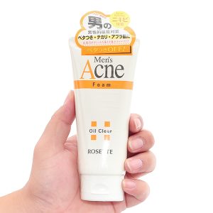 Sữa rửa mặt Rosette Men's Acne Foam ngừa mụn cho nam tuýp 120g