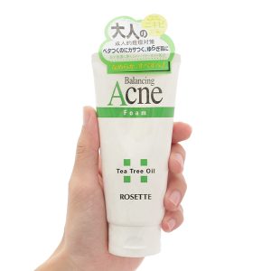 Sữa rửa mặt Rosette Acne Balancing Foam cho da mụn, da nhạy cảm tuýp 120g