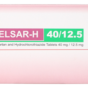 Telsar-H 40/12.5 trị tăng huyết áp (3 vỉ x 10 viên)