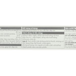 Oreful tinh chất dầu thông đỏ hạn chế lão hóa hộp 10 viên