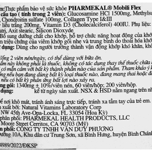 Pharmekal Mobili Flex bổ sung dưỡng chất cho khớp chai 200 viên