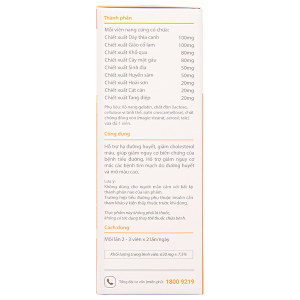 Thanh Đường Kawa hỗ trợ hạ đường huyết, giảm cholesterol máu hộp 40 viên