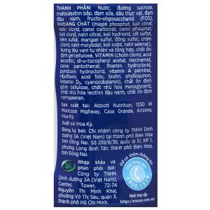 Sữa bột pha sẵn Ensure Original bổ sung dinh dưỡng hương vani (24 chai x 237ml)