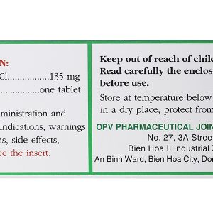 OpeVerin 135mg trị hội chứng ruột kích thích (5 vỉ x 10 viên)