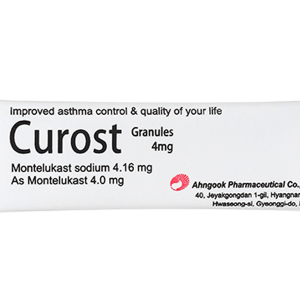 Thuốc cốm Curost Granules 4mg trị hen phế quản (30 gói x 0.5g)