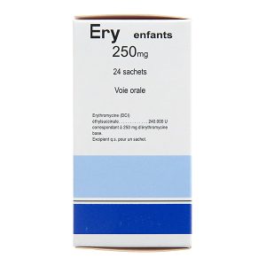 Thuốc bột Ery Children 250mg trị nhiễm khuẩn (24 gói x 2.375g)