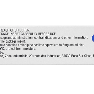 Amlor 5mg trị tăng huyết áp, bệnh mạch vành, đau thắt ngực (3 vỉ x 10 viên)