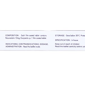 Rostor 10mg trị tăng mỡ máu (2 vỉ x 14 viên)