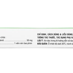 Molitoux 50mg loãng đàm trong bệnh lý hô hấp (2 vỉ x 15 viên)