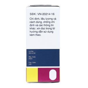 Dung dịch nhỏ mắt Cravit 1.5% trị nhiễm khuẩn mắt lọ 5ml