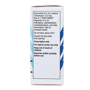 Dung dịch nhỏ mắt Tobrex 0.3% trị nhiễm trùng nhãn cầu chai 5ml