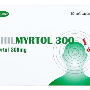 Philmyrtol 300 làm loãng đàm trong viêm phế quản, viêm xoang mũi (6 vỉ x 10 viên)