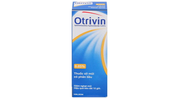 Dung dịch xịt mũi Otrivin 0.05% giảm triệu chứng nghẹt mũi, viêm mũi dị ứng chai 10ml