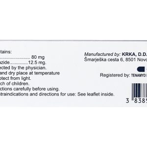 Tolucombi Tablets 80mg/12.5mg trị tăng huyết áp vô căn (4 vỉ x 7 viên)