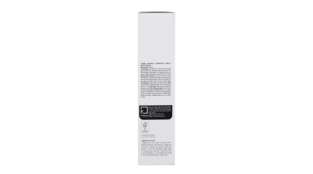 Toner Cosrx AHA/BHA Clarifying Treatment hỗ trợ tái tạo da chai 150ml