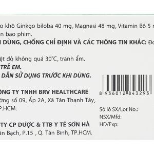 Topbrain giúp tăng tuần hoàn máu, cải thiện thiểu năng tuần hoàn não (6 vỉ x 10 viên)