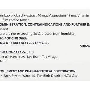 Topbrain giúp tăng tuần hoàn máu, cải thiện thiểu năng tuần hoàn não (6 vỉ x 10 viên)