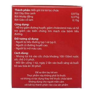 Trà Diabetna giúp ổn định đường huyết hộp 25 gói x 1.5g