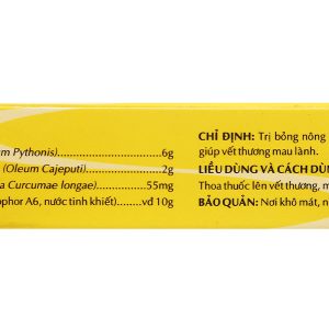 Thuốc mỡ bôi da Trancumin - OPC trị bỏng, giúp vết thương mau lành tuýp 10g