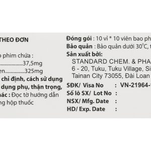 Utrahealth F.C Tablet trị các cơn đau trung bình đến nặng (10 vỉ x 10 viên)