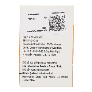 Viacoram 7mg/5mg trị tăng huyết áp vô căn hộp 30 viên