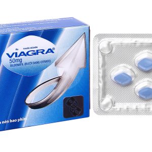 Viagra 50mg trị rối loạn cương dương (1 vỉ x 4 viên)