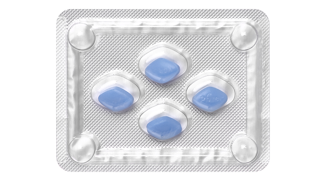 Viagra 50mg trị rối loạn cương dương (1 vỉ x 4 viên)