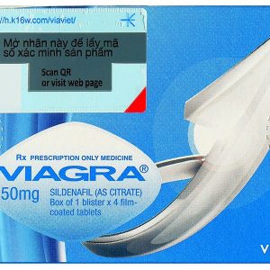 Viagra 50mg trị rối loạn cương dương (1 vỉ x 4 viên)