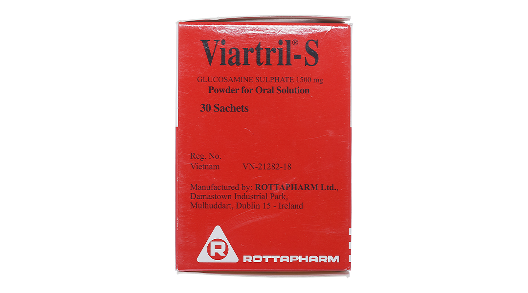 Thuốc bột Viartril-S 1500mg giảm triệu chứng của thoái hóa khớp hộp 30 gói