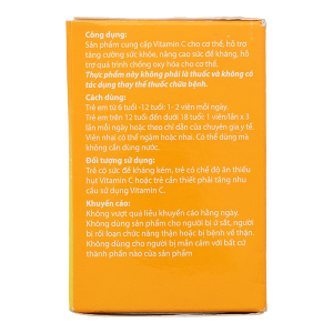 Viên nhai Redoxon Kid Chew Vit C cung cấp Vitamin C tăng đề kháng hộp 60 viên