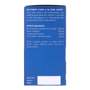 Alltimes Care 4 In One Joint giảm đau khớp, thoái hóa khớp chai 60 viên