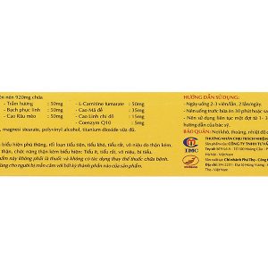 Ích Thận Vương hỗ trợ cải thiện chức năng thận hộp 30 viên