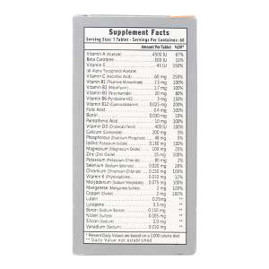 Silver One bổ sung vitamin và khoáng chất cho người trên 50 tuổi lọ 60 viên