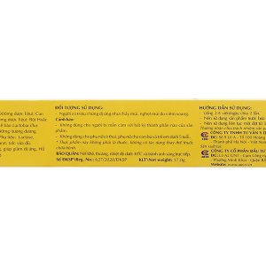 Xoang Bách Phục hỗ trợ giảm triệu chứng viêm xoang hộp 20 viên