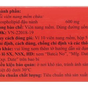 Vihacaps 600 cải thiện các triệu chứng bệnh lý gan (5 vỉ x 10 viên)